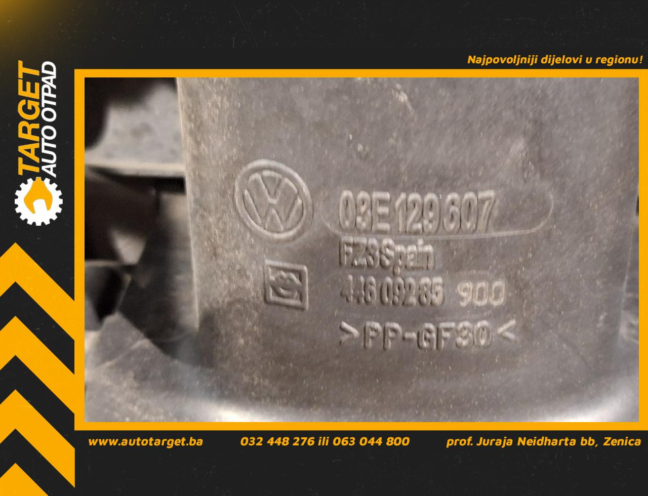 DIJELOVI KUCISTE FILTERA ZRAKA VW POLO > 01-05 03E129607