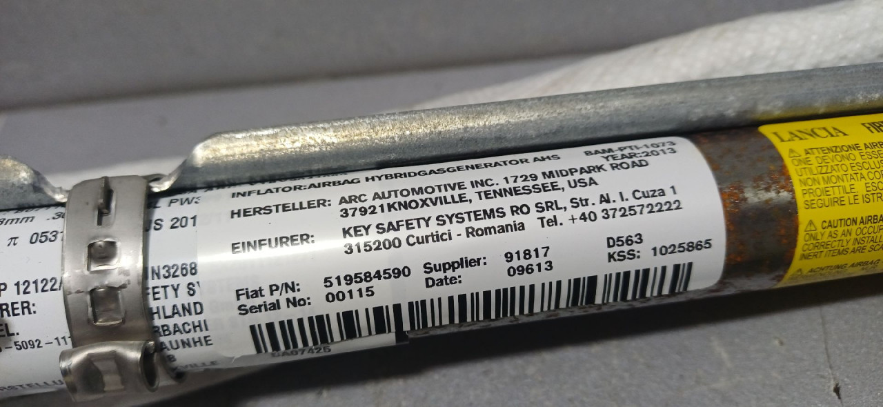 DIJELOVI KROVNI AIRBAG FIAT 500L > 12-17 519584590