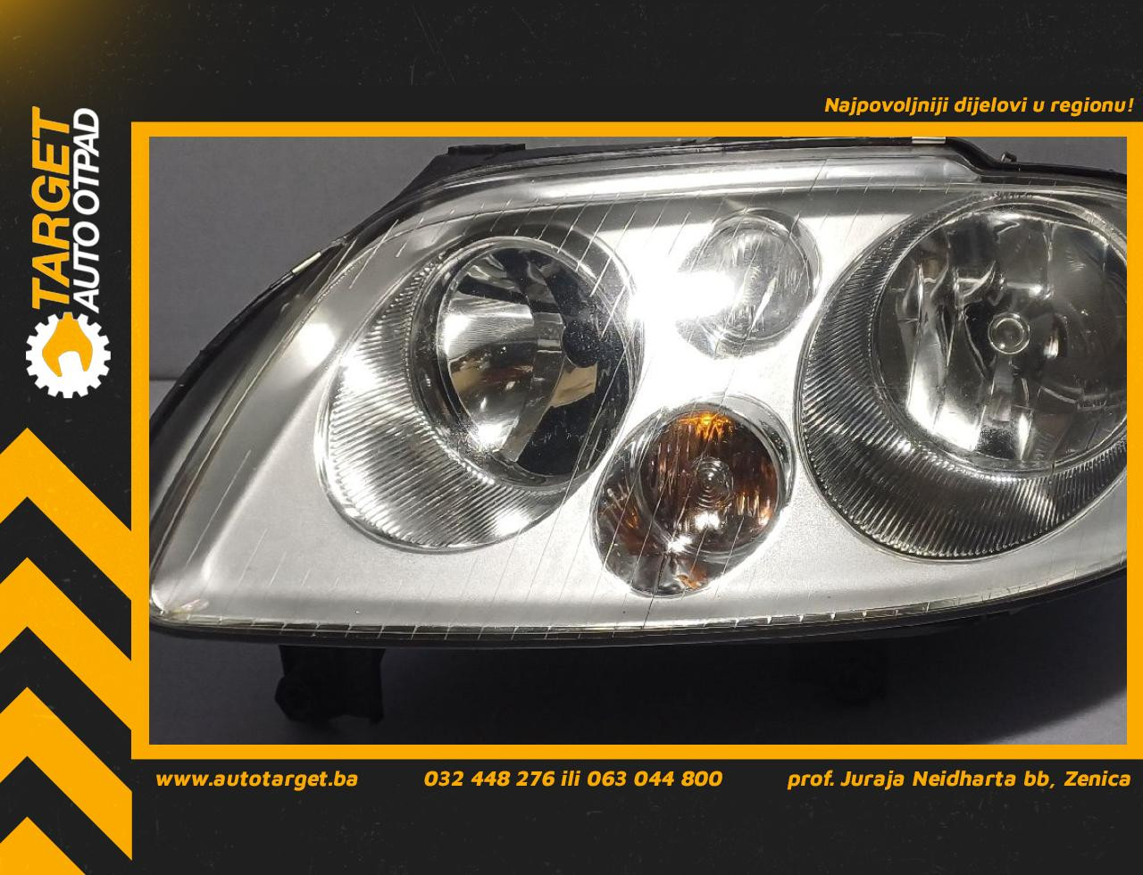 DIJELOVI FAR VW TOURAN > 06-10 1.6