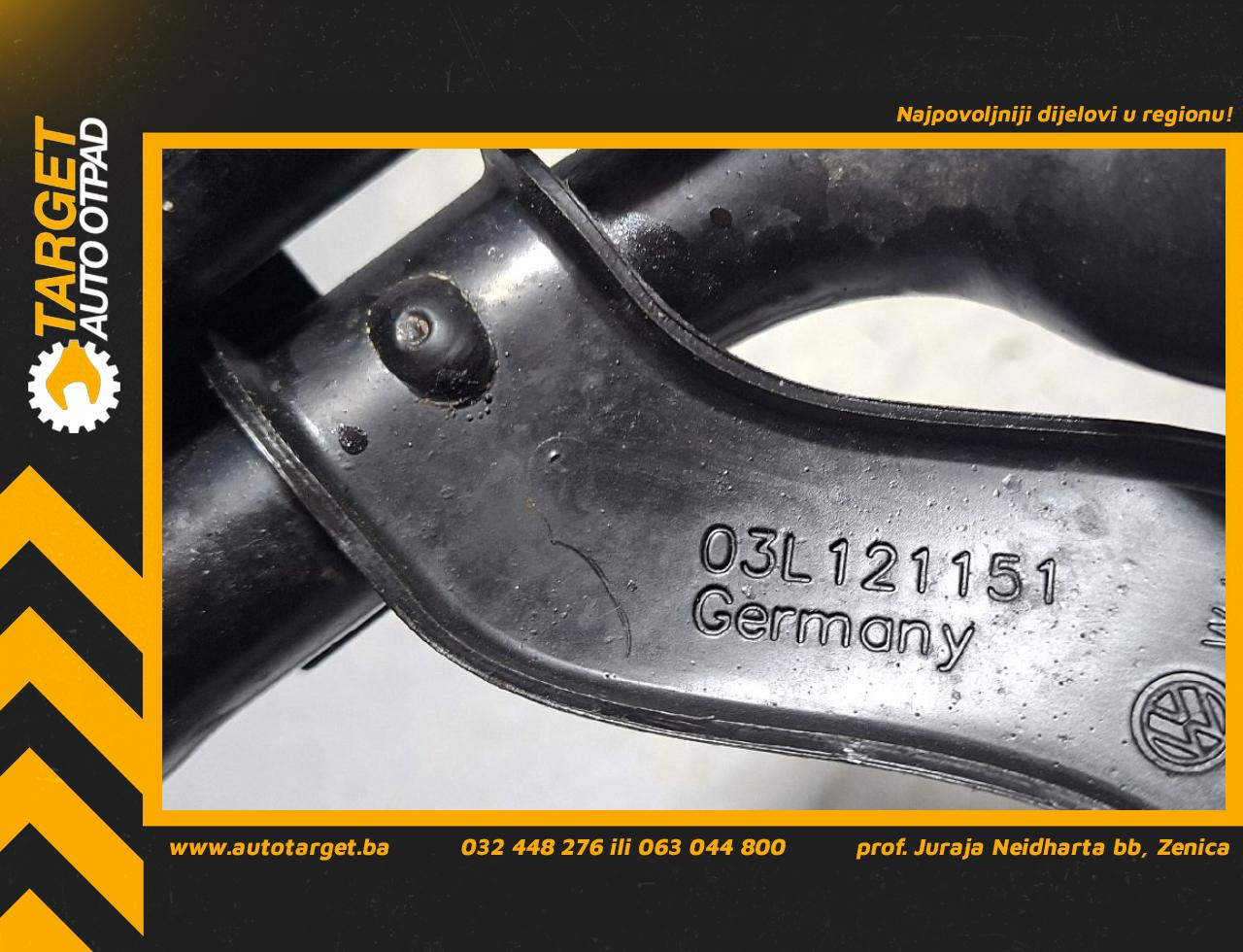 DIJELOVI CRIJEVO VW PASSAT CC > 08-11 2.0 03L121151