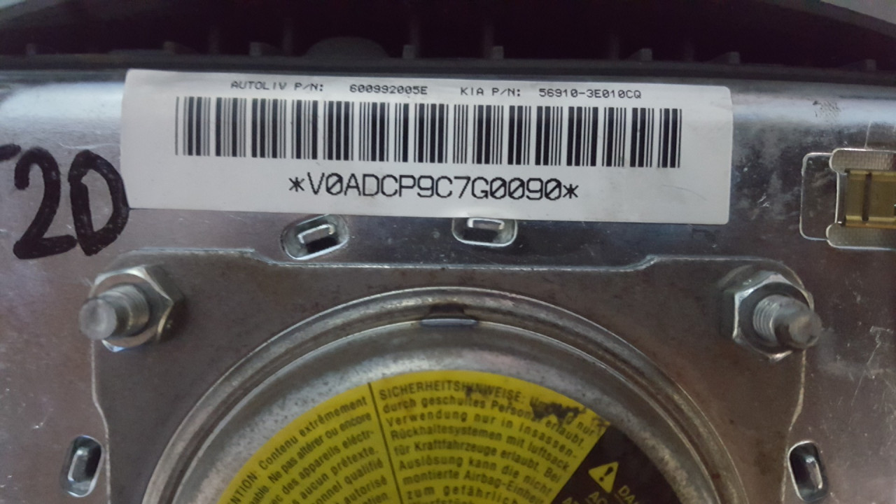 AIRBAG VOLANA KIA SORENTO > 02-06 569103E010CQ 60099200
