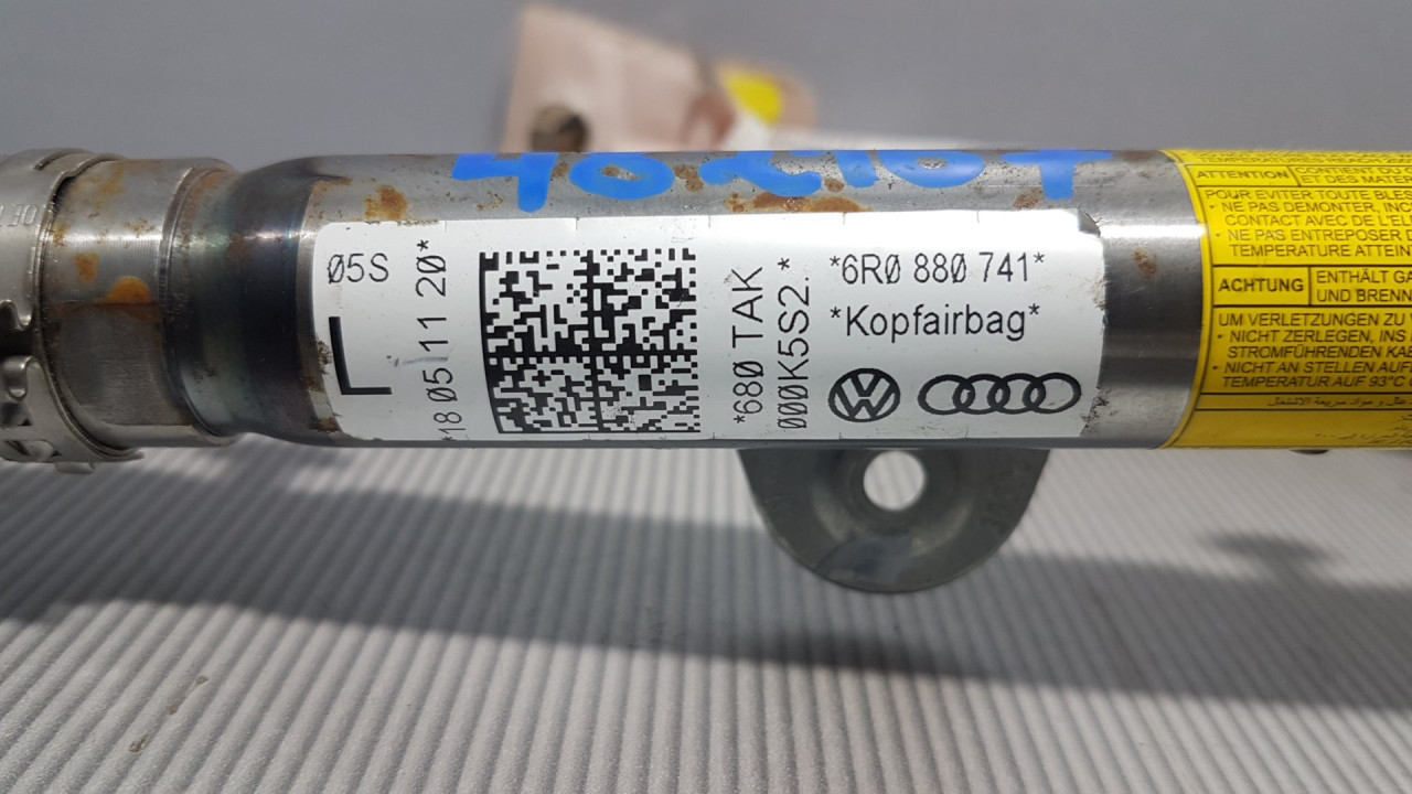 DIJELOVI KROVNI AIRBAG VW POLO > 09-14 6R0880741