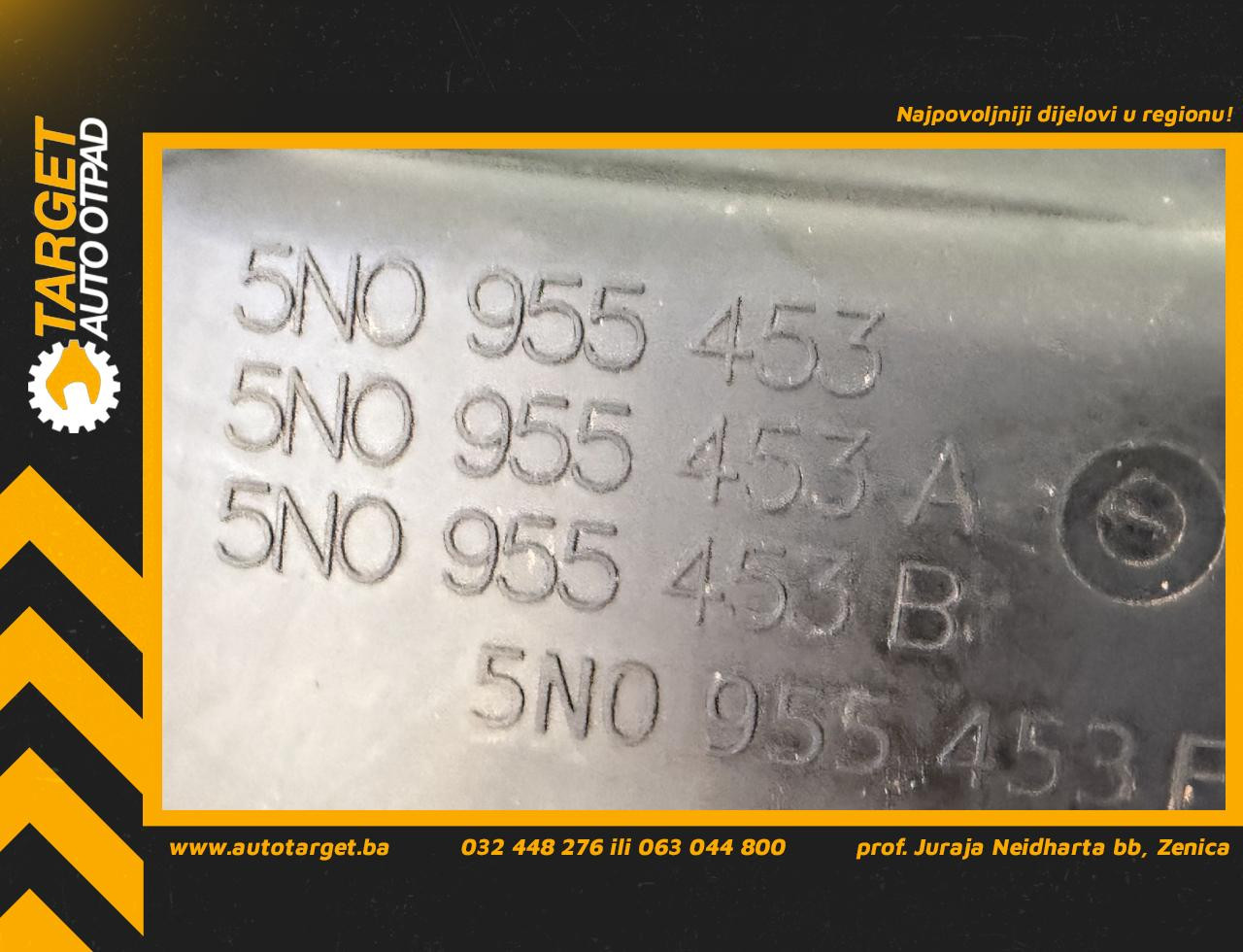 DIJELOVI BOCA VODE BRISACA VW TIGUAN > 11-15 2.0 5N0955453