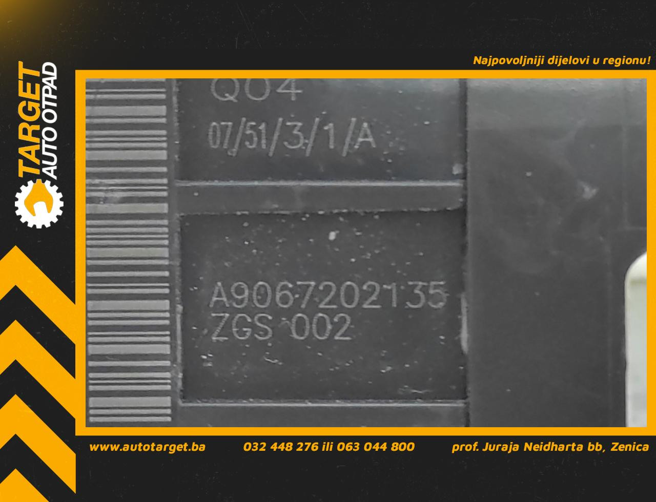 DIJELOVI BRAVA VRATA MERCEDES SPRINTER > 06-13 A9067202135
