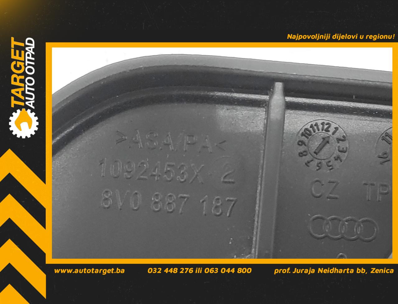 DIJELOVI PLASTIKA AUDI A3 (8V1/8VA) > 12-16 2.0 6V0887187