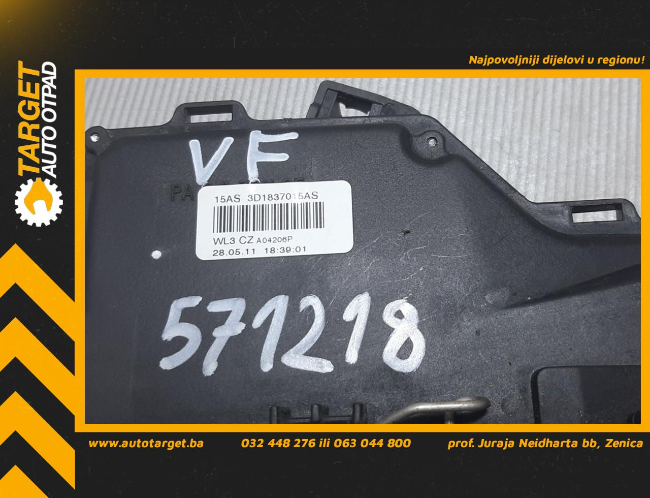 DIJELOVI BRAVA VRATA VW CADDY > 10-15 3D1837015AS