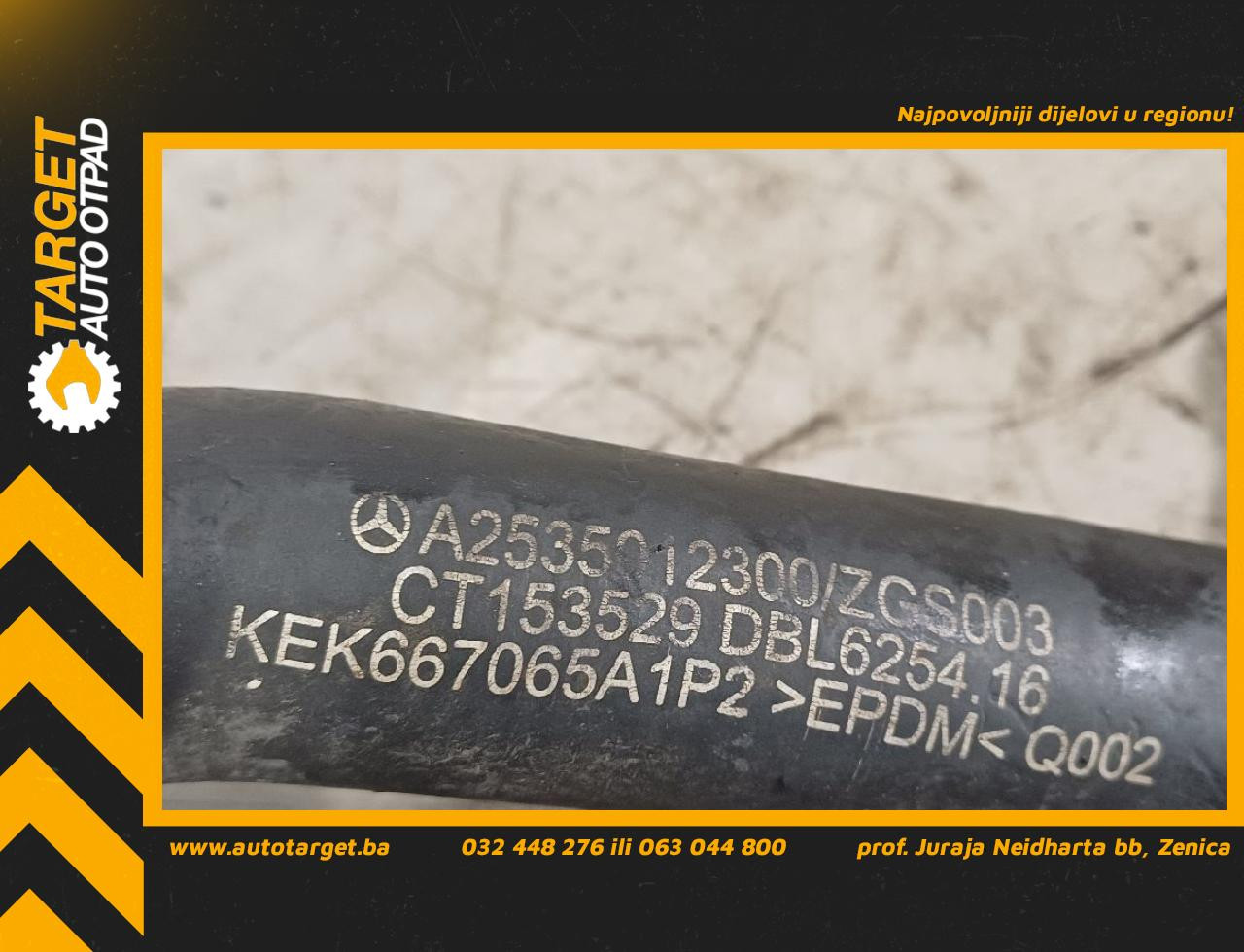 DIJELOVI CRIJEVO MERCEDES GLC (X253) > 16-22 2.2 A2535012300