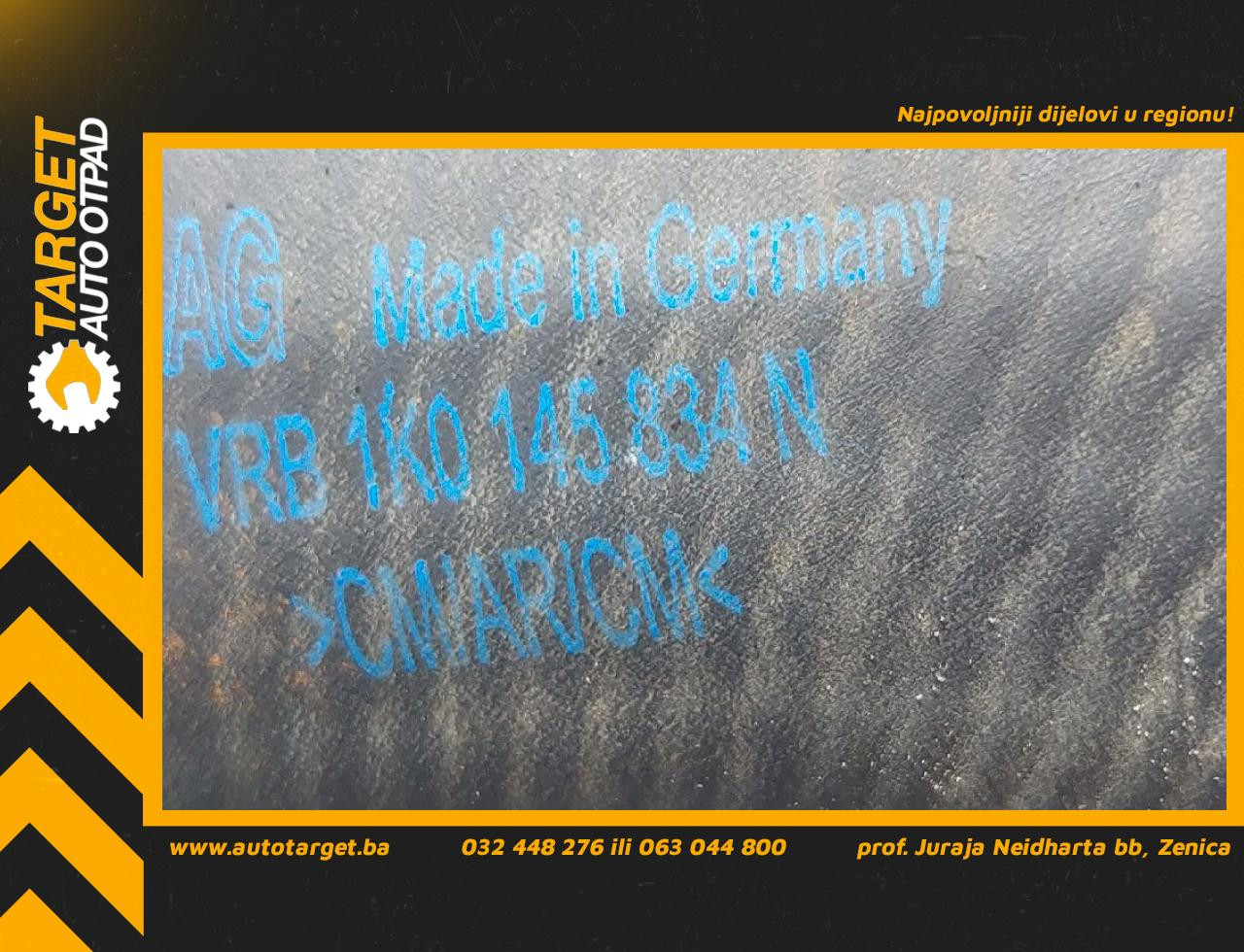 CRIJEVO INTERKULERA SKODA OCTAVIA > 04-08 1K0145834N