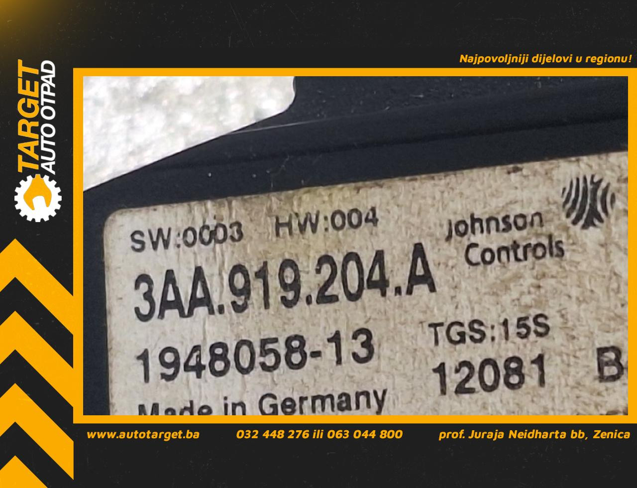 SAT INSTRUMENT TABLE VW PASSAT B7 > 10-14 3AA919204A
