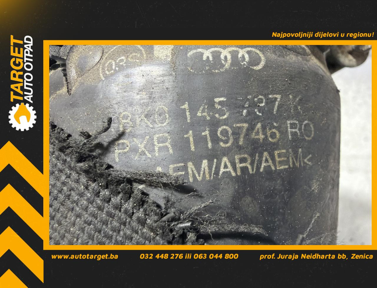 DIJELOVI CRIJEVO INTERKULERA AUDI A4 (B8) > 07-11 2.0 8K0145737K