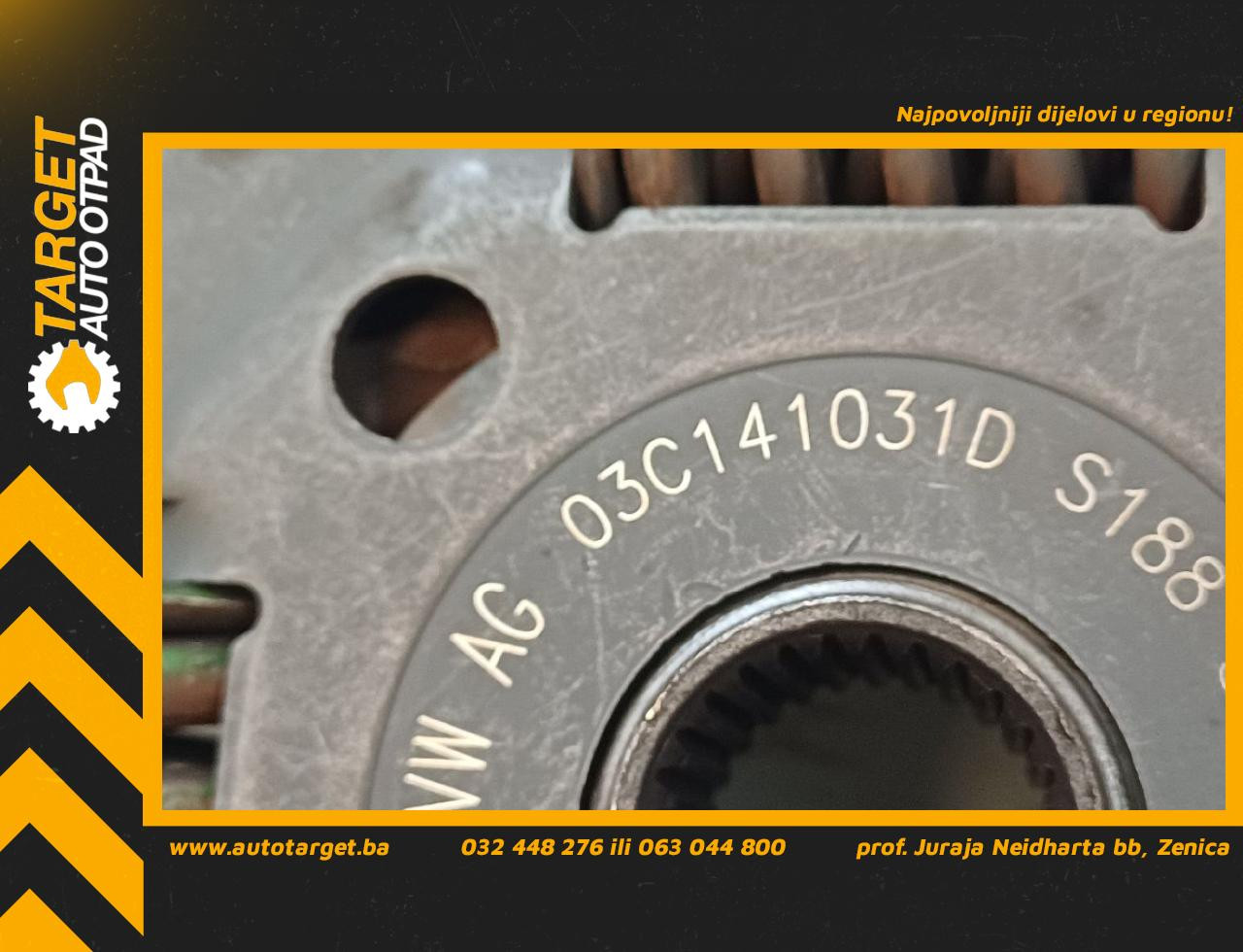 DIJELOVI LAMELA VW GOLF 7 > 12-16 1.4 03C141031D