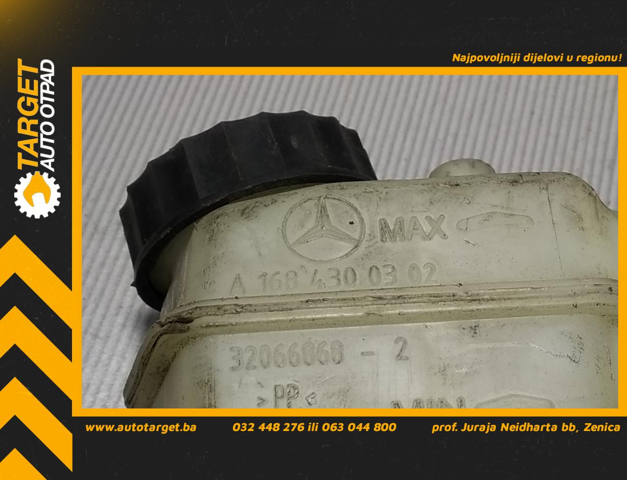 GLAVNI KOCIONI CILINDAR MERCEDES A KLASA (W168) > 97-01 A16843003