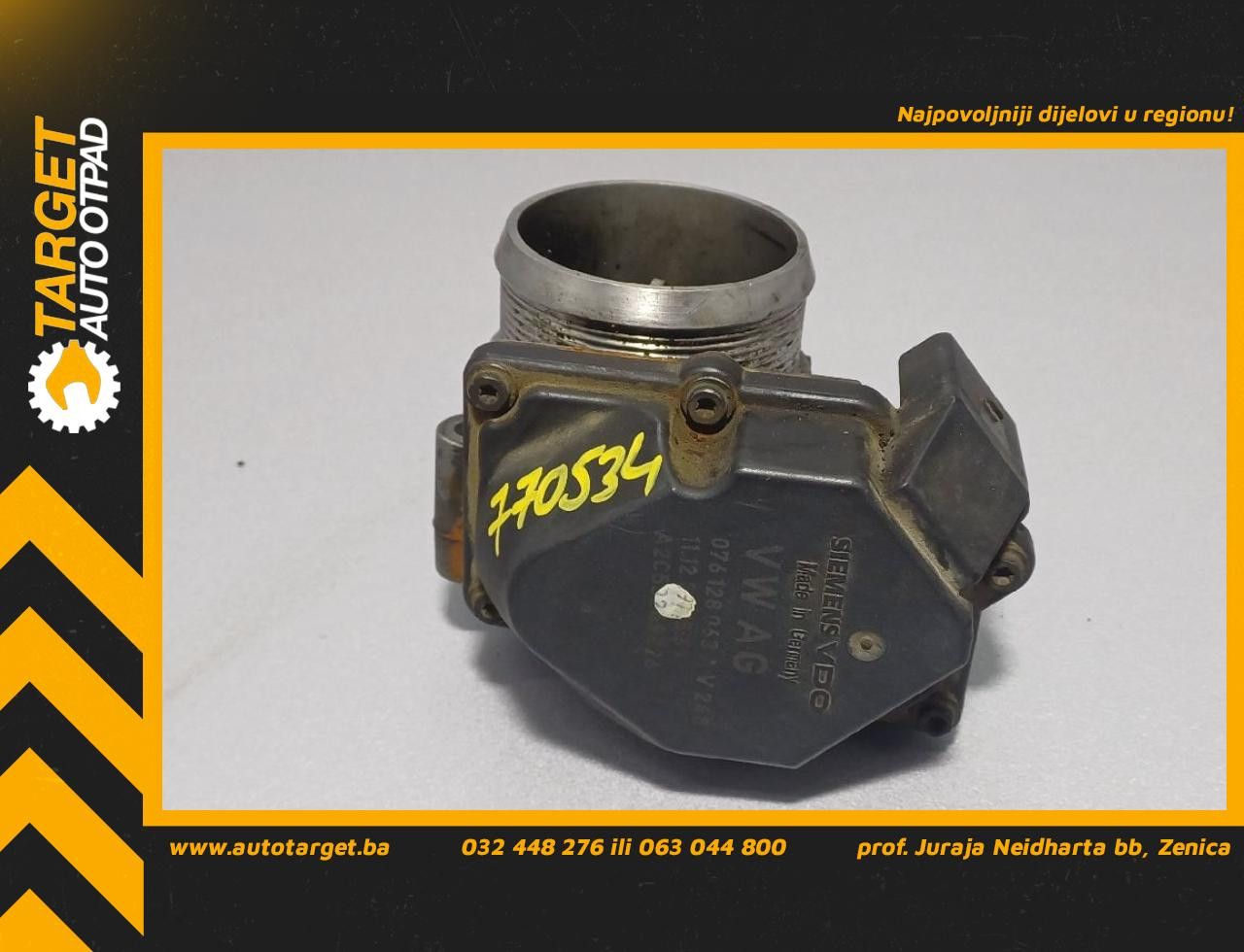 DIJELOVI DOZER KLAPNA VW CRAFTER > 05-11 2.5 076128063A
