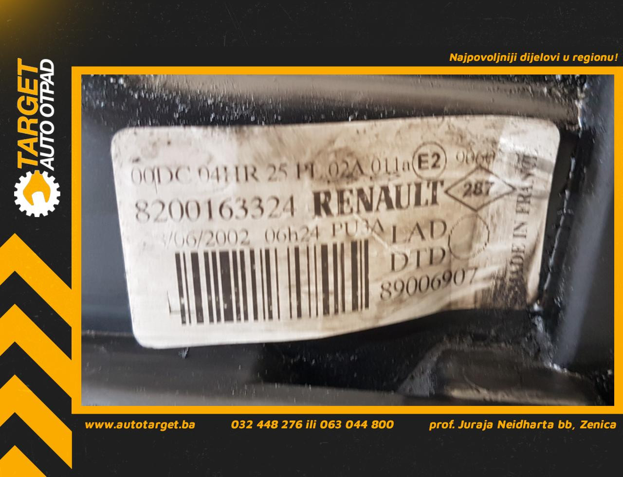 DIJELOVI FAR RENAULT LAGUNA > 01-05 RN084014 89006907