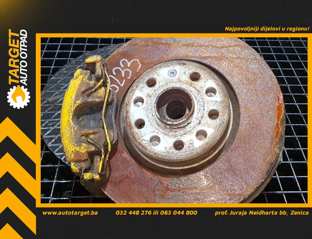 DIJELOVI KOCIONI DISK AUDI A3 > 08-12