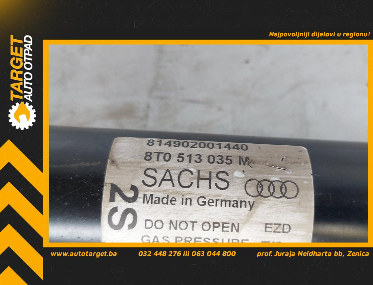 DIJELOVI AMORTIZER AUDI A4 (B8) > 12-15 8T0513035M