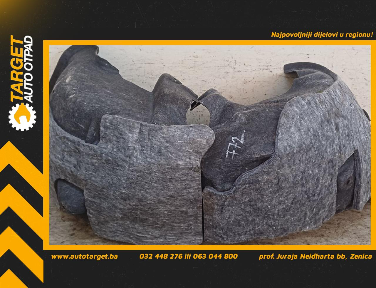 DIJELOVI UNUTRASNJI BLATOBRAN AUDI A5 (8T) SPORTBACK > 11-17 2.0
