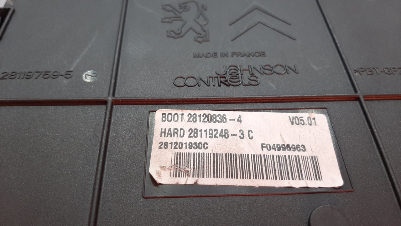 ELEKTRONIKA MODUL PEUGEOT 407 > 04-07 281192483C