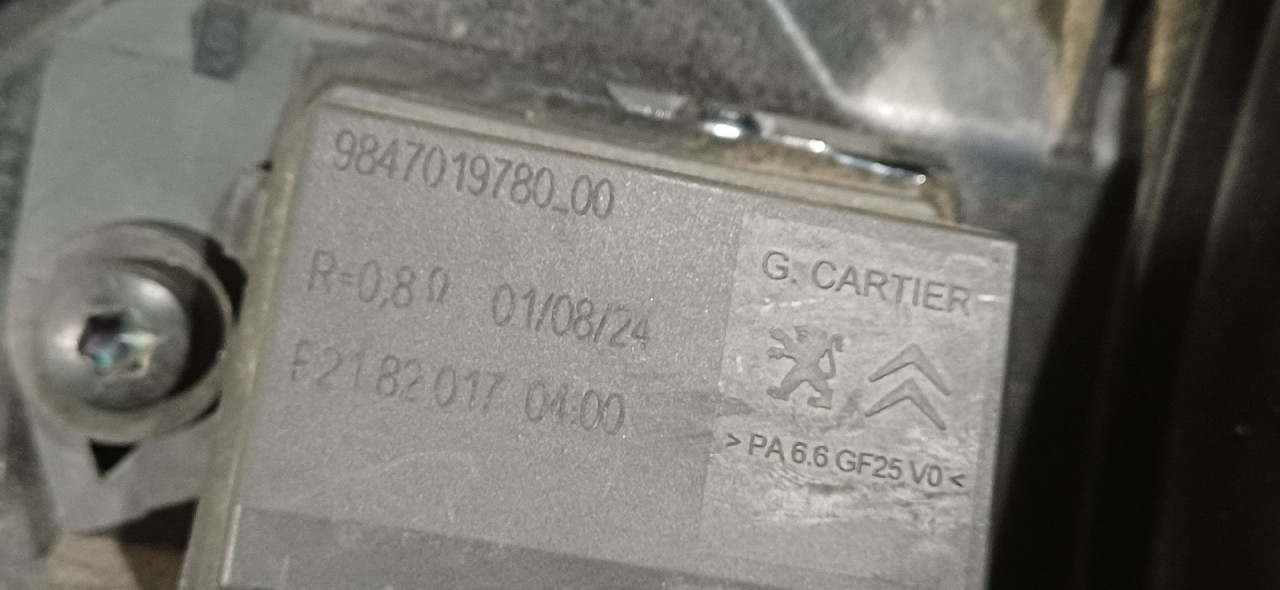 ELEKTRONIKA REOSTAT PEUGEOT 308 > 21- 9847019780