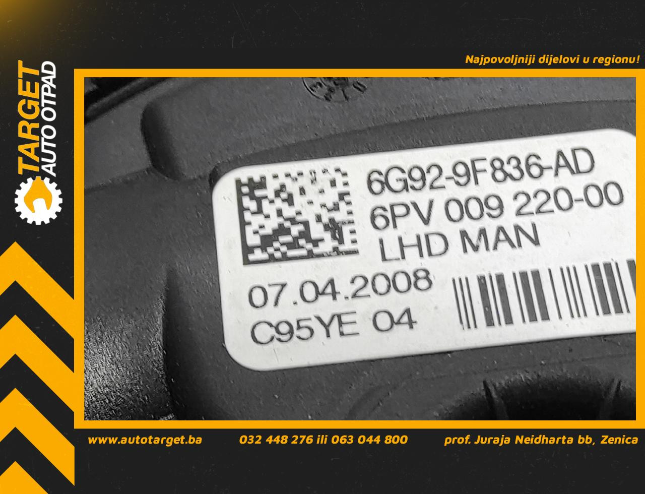 DIJELOVI PAPUCICA GASA VOLVO V70 > 08-11 6G929F836AD