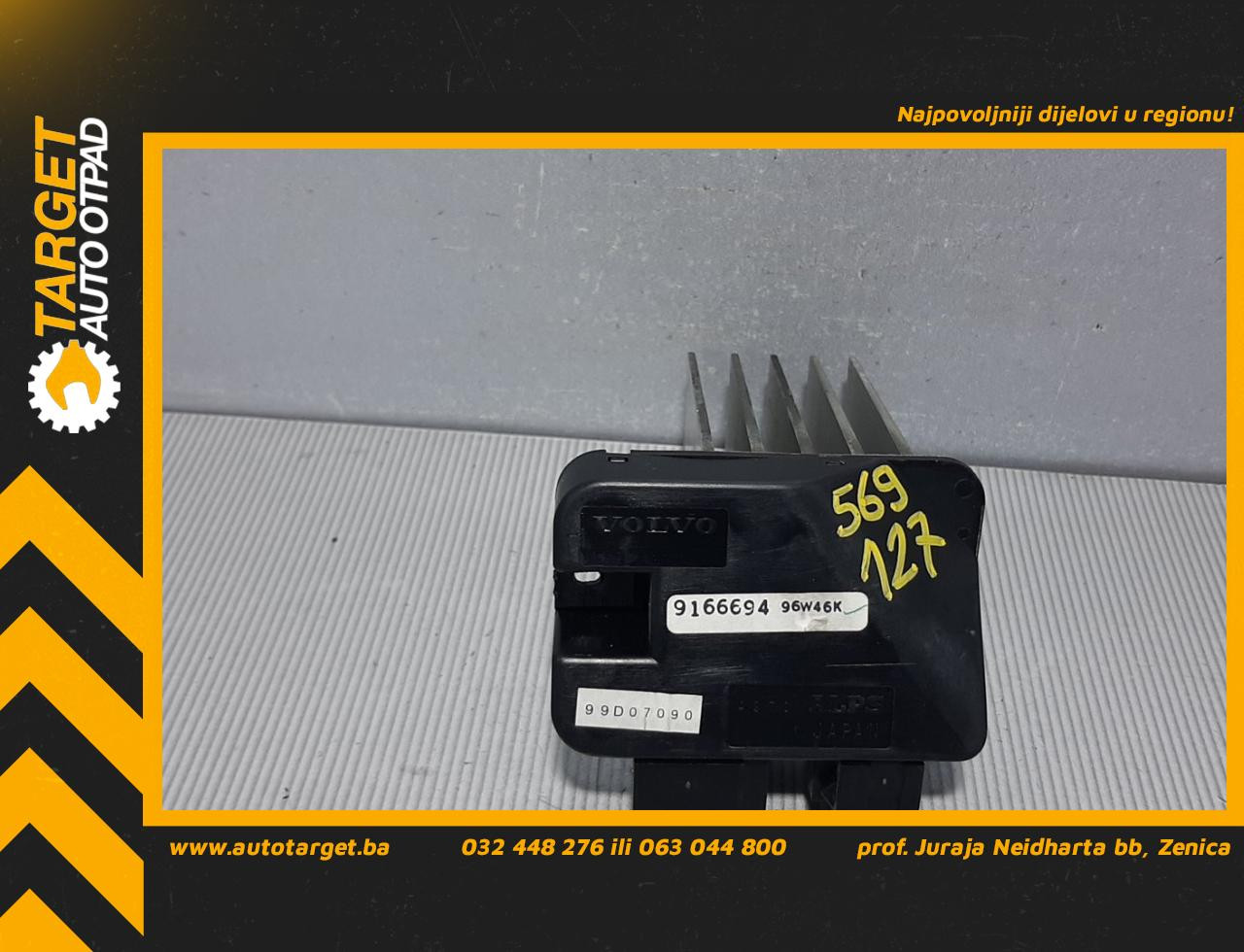 DIJELOVI ELEKTRONIKA REOSTAT VOLVO S70/V70 > 97-00 9166694
