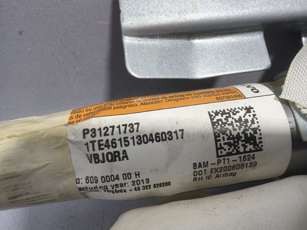DIJELOVI KROVNI AIRBAG VOLVO XC60 > 08-13 2.0 P31271737