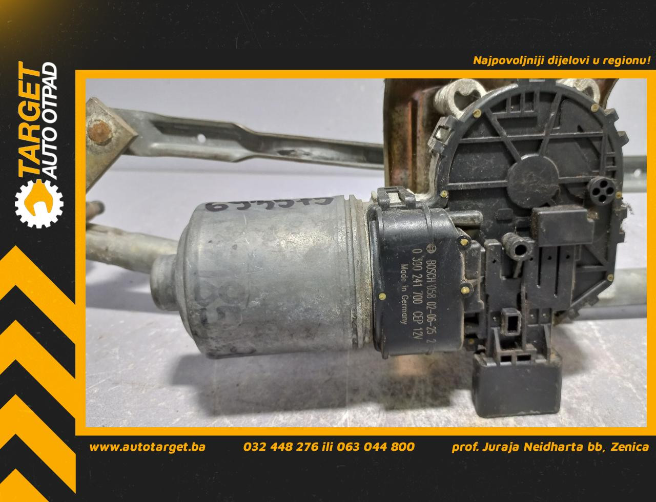 MOTORIC PREDNJEG BRISACA CITROEN C5 > 01-04 0390241700
