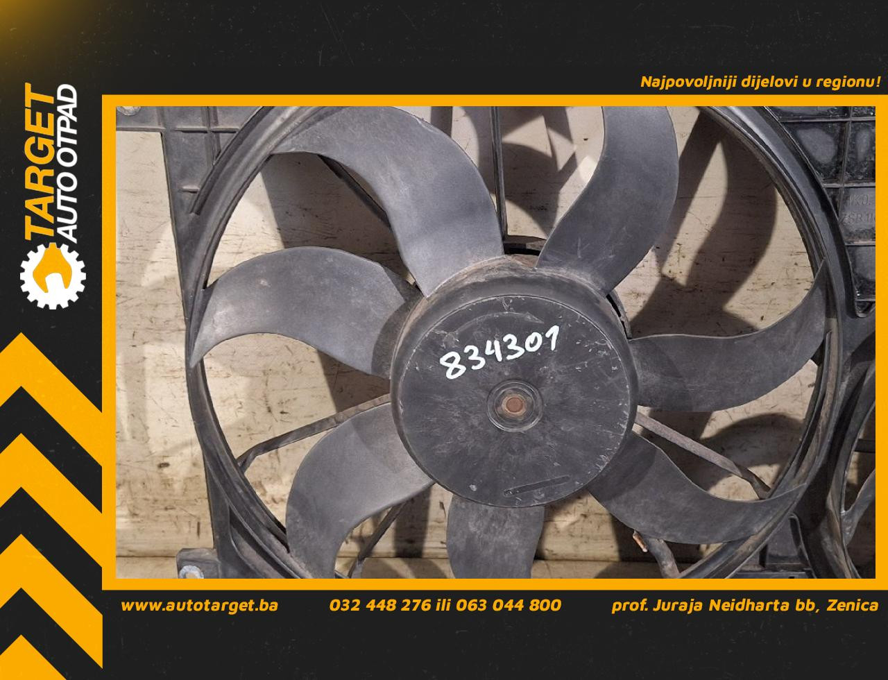 DIJELOVI VENTILATOR VW SCIROCCO > 08-14 2.0