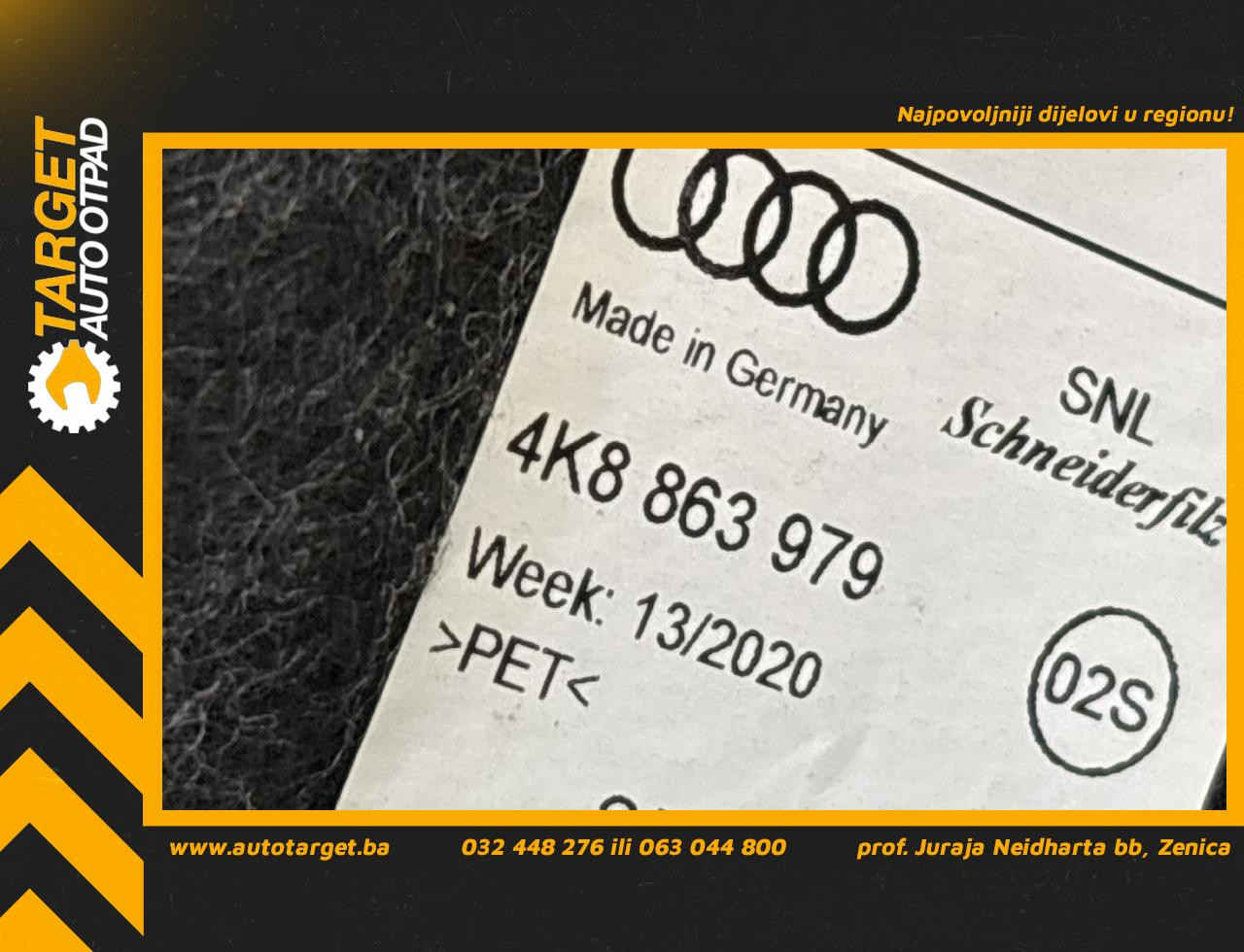 DIJELOVI TAPACIRUNG VRATA AUDI A7 > 18- 3.0 4K8863979
