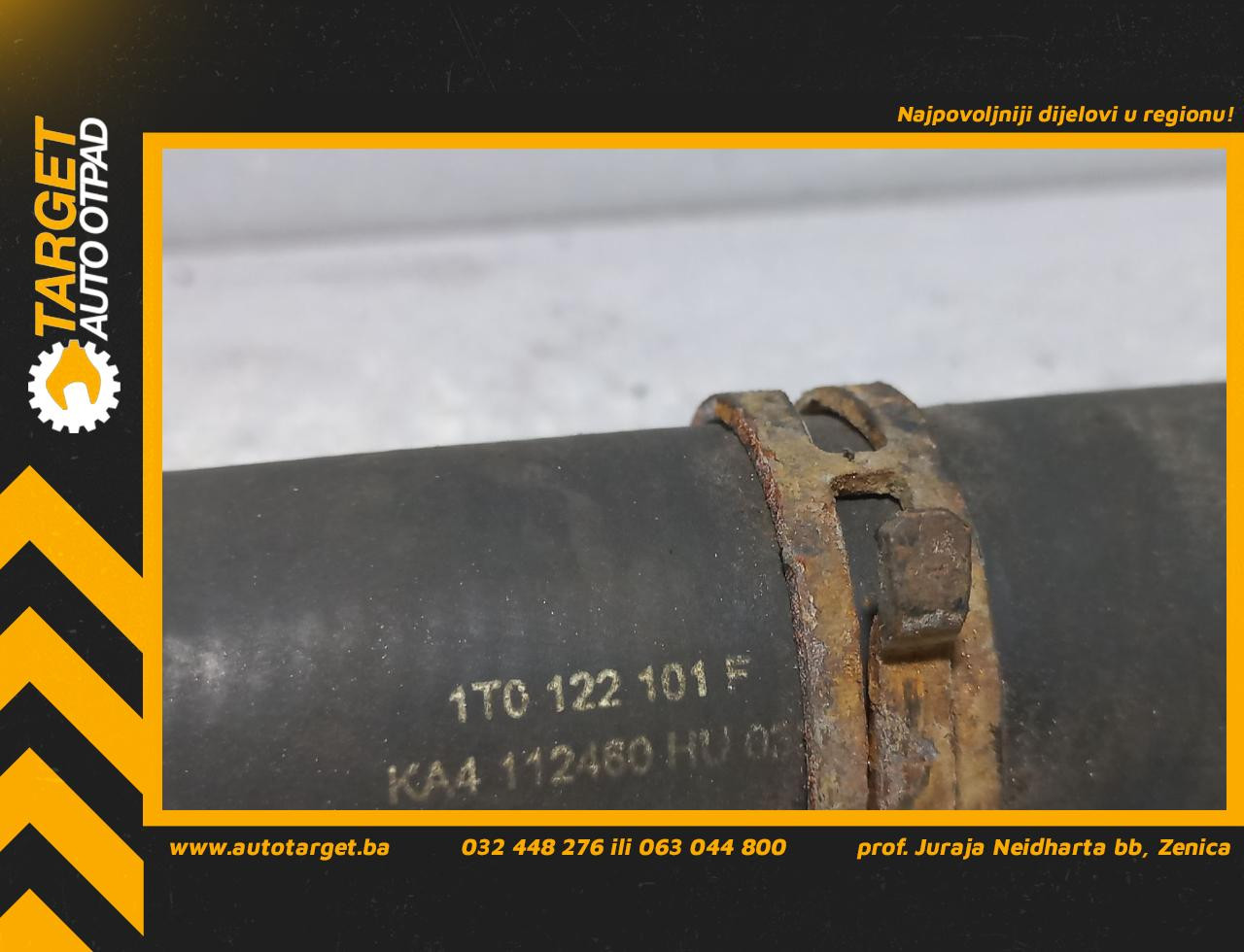 DIJELOVI CRIJEVO VW TOURAN > 03-06 2.0 1T0122101F