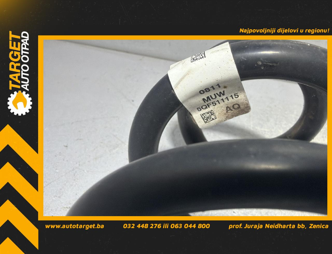 DIJELOVI OPRUGA AMORTIZERA AUDI A3 (8Y) > 20 -  1.4 5QF511115AQ
