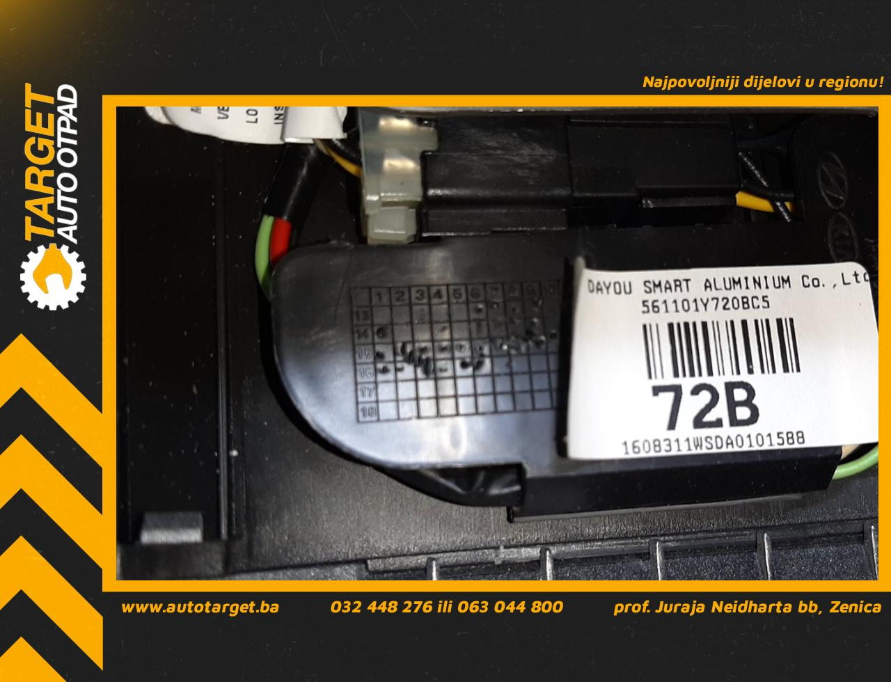 DIJELOVI VOLAN KIA PICANTO > 15-17 561101Y720BC5