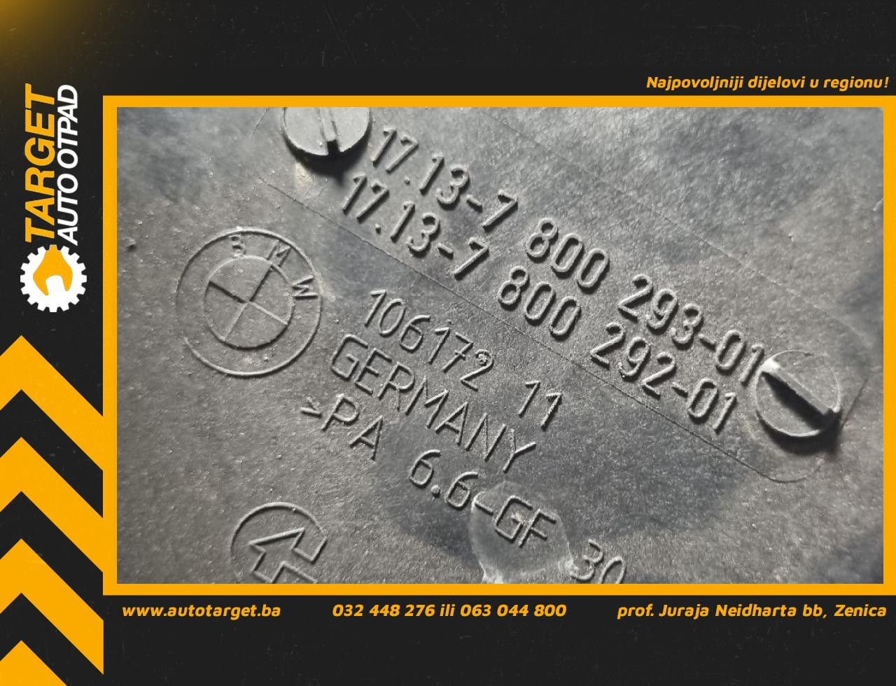 DIJELOVI BOCA BMW X3 (E83) > 07-10 2.0 7800293