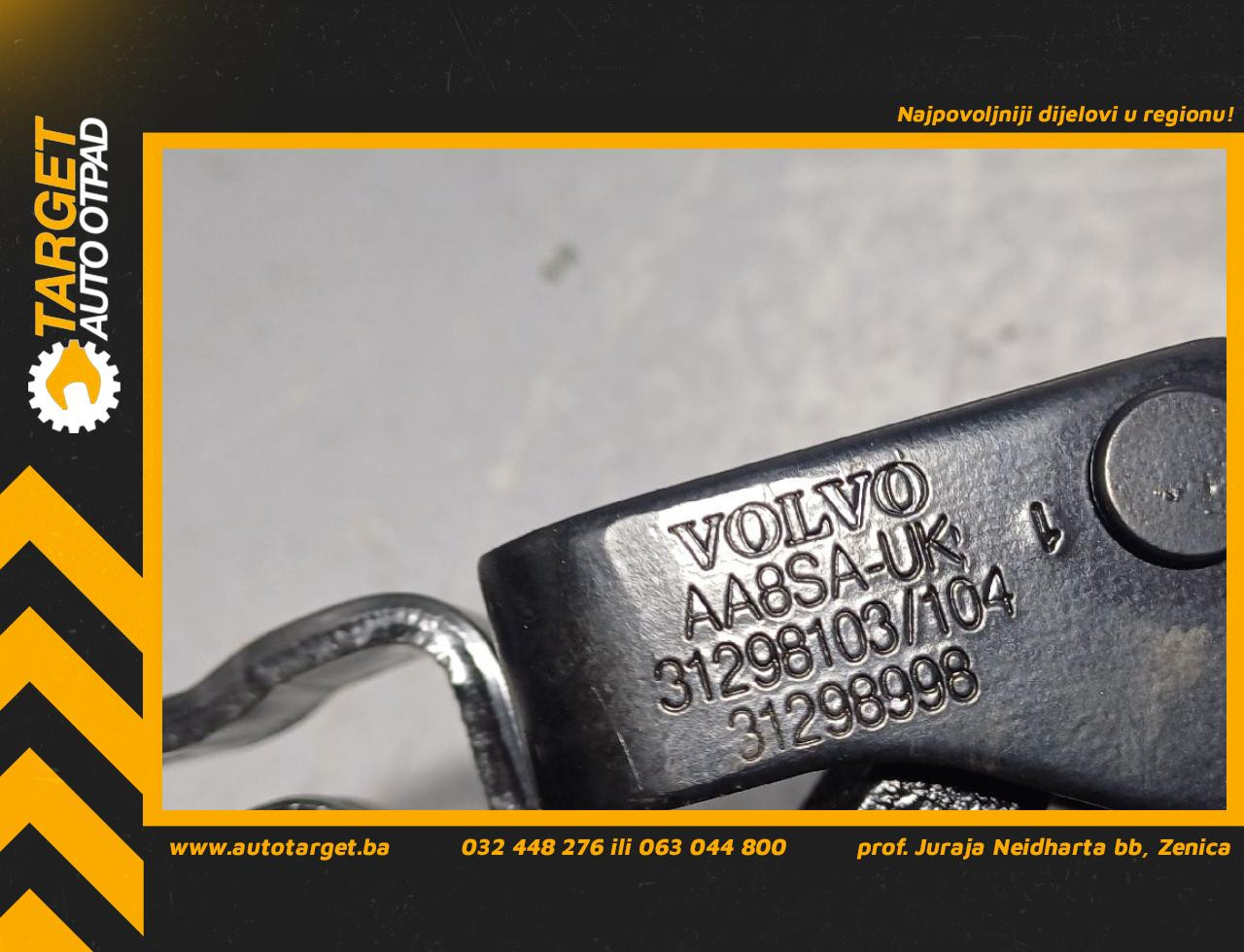 DIJELOVI BAGLAMA GEPEKA VOLVO V70 > 08-11 2.0 31298103 31298998