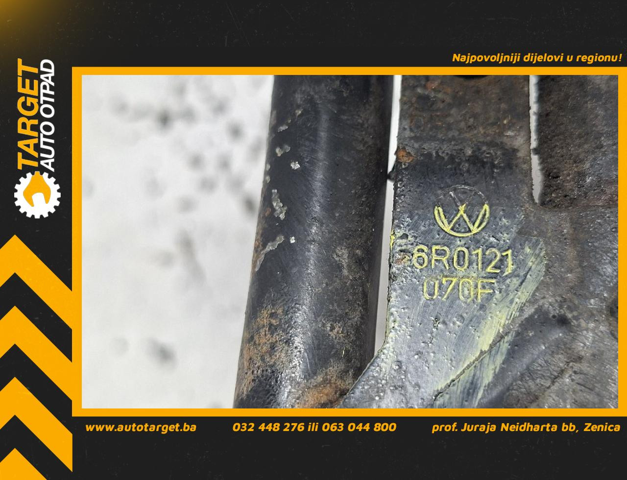 DIJELOVI CRIJEVO VW POLO > 09-14 1.6 6R0121070F