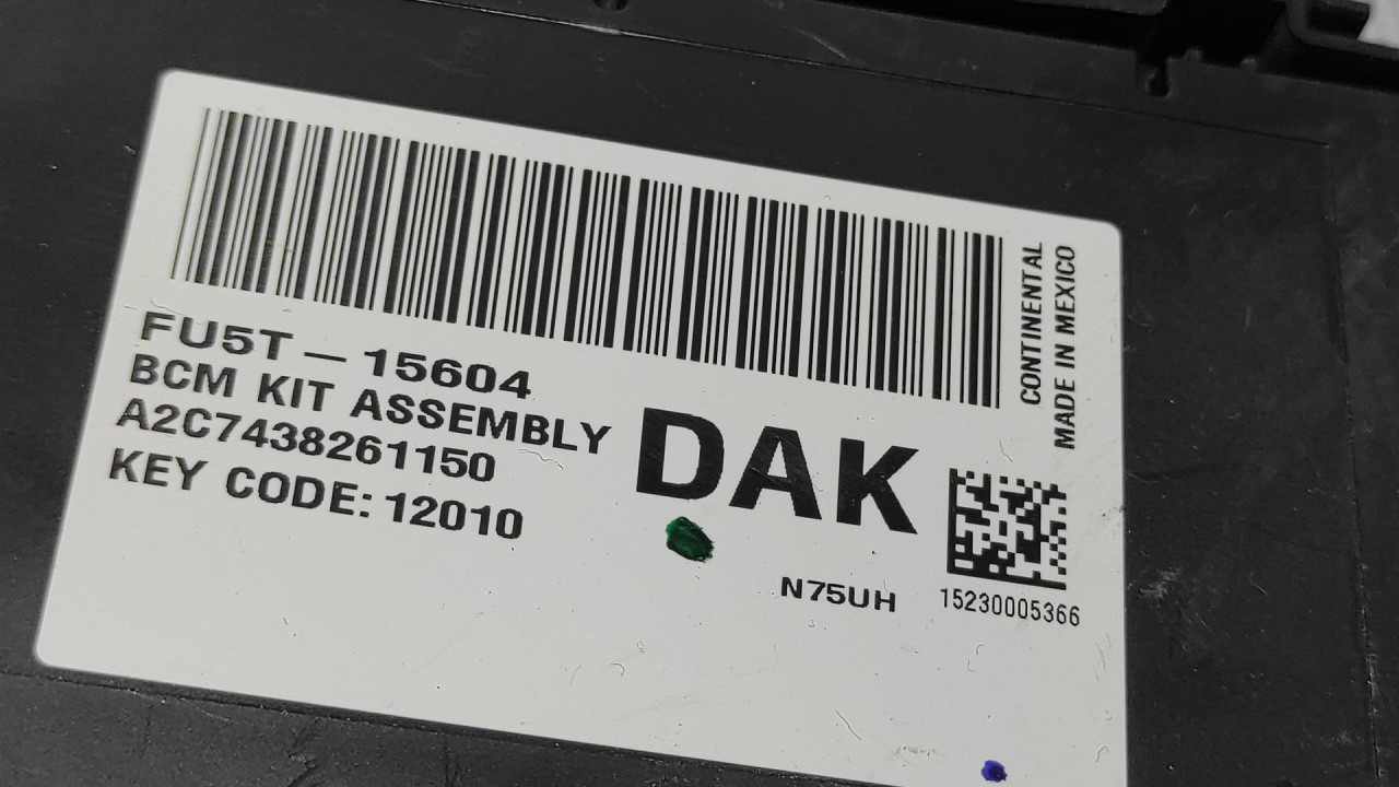 BCM ELEKTRONIKA FORD RANGER > 11-15 FU5T-15604