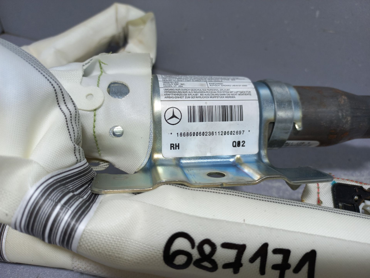 KROVNI AIRBAG MERCEDES ML (W166) > 11-15 1668600602