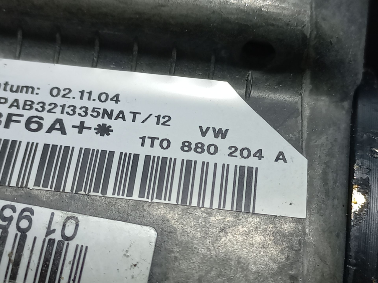 AIRBAG SUVOZACA VW CADDY > 03-10 1T0880204