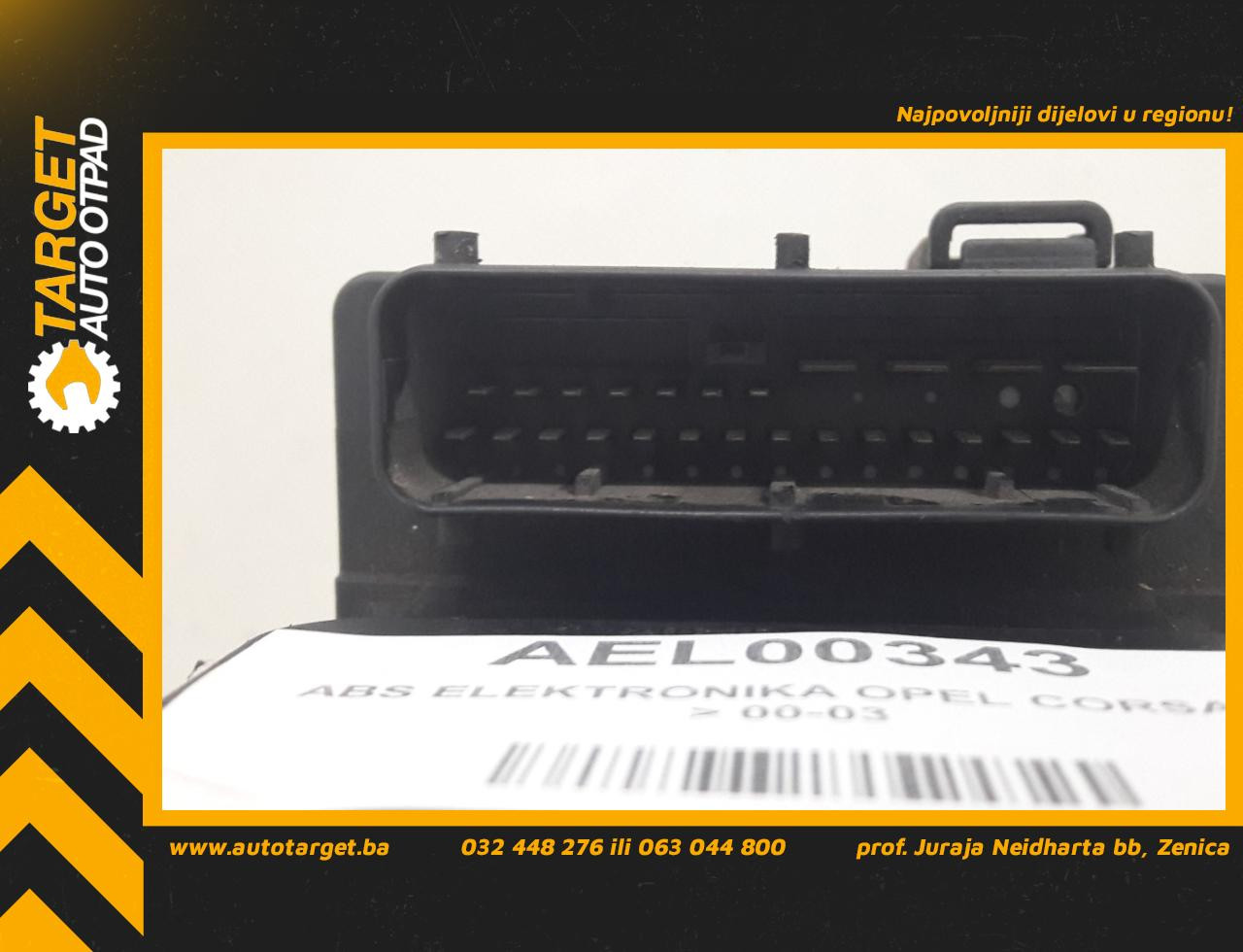 ABS ELEKTRONIKA OPEL CORSA C > 00-03 09127108 0265216478