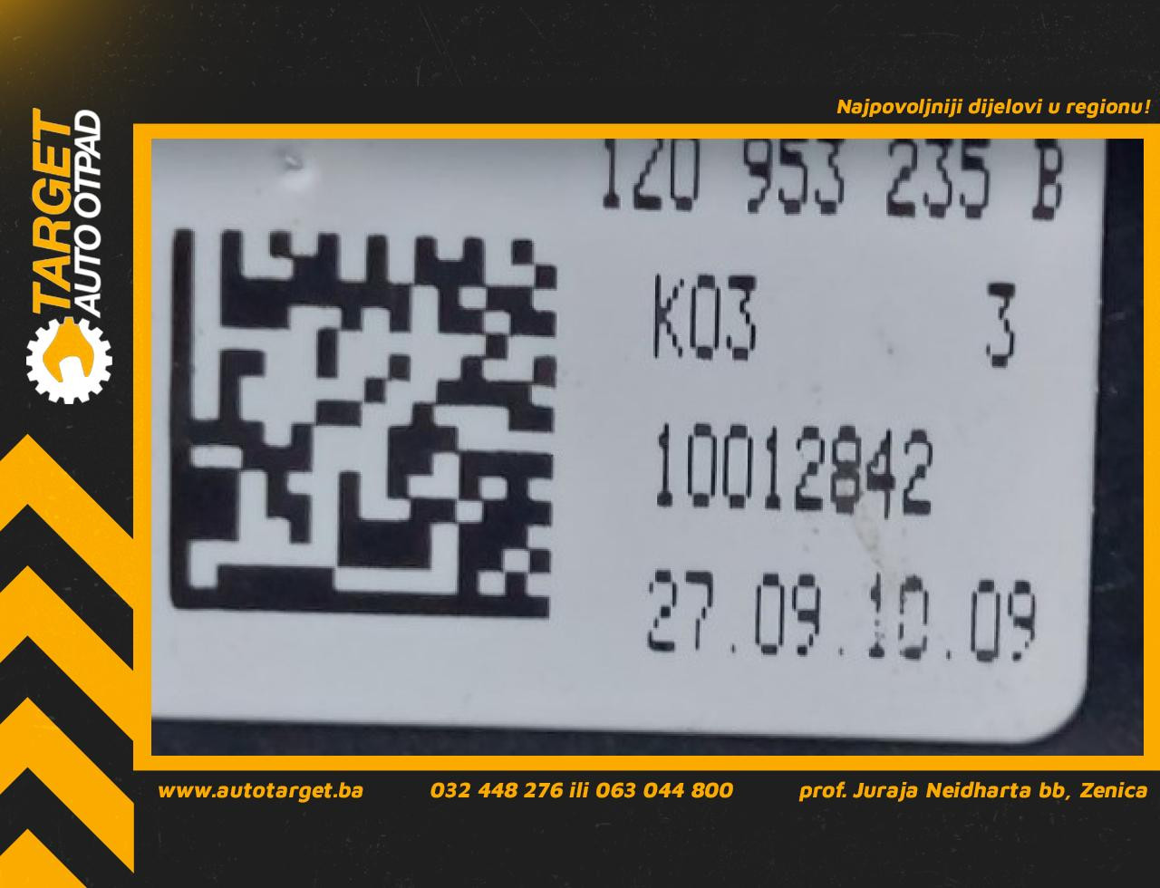DIJELOVI PREKIDAC SKODA OCTAVIA > 08-13 1Z0953235B