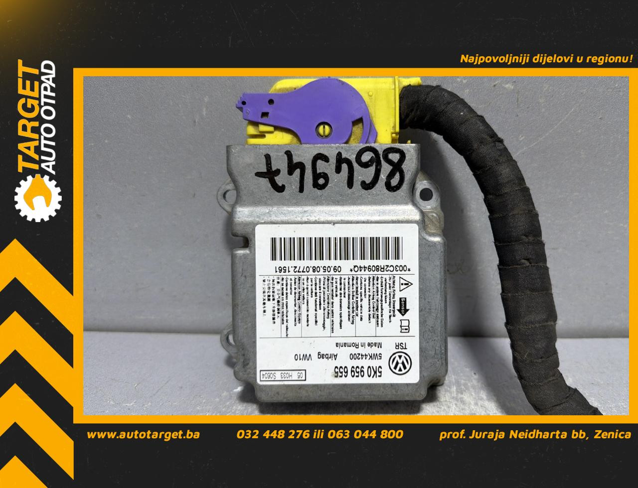 DIJELOVI ELEKTRONIKA AIRBAGA VW GOLF 6 > 08-12 2.0 5K0959655