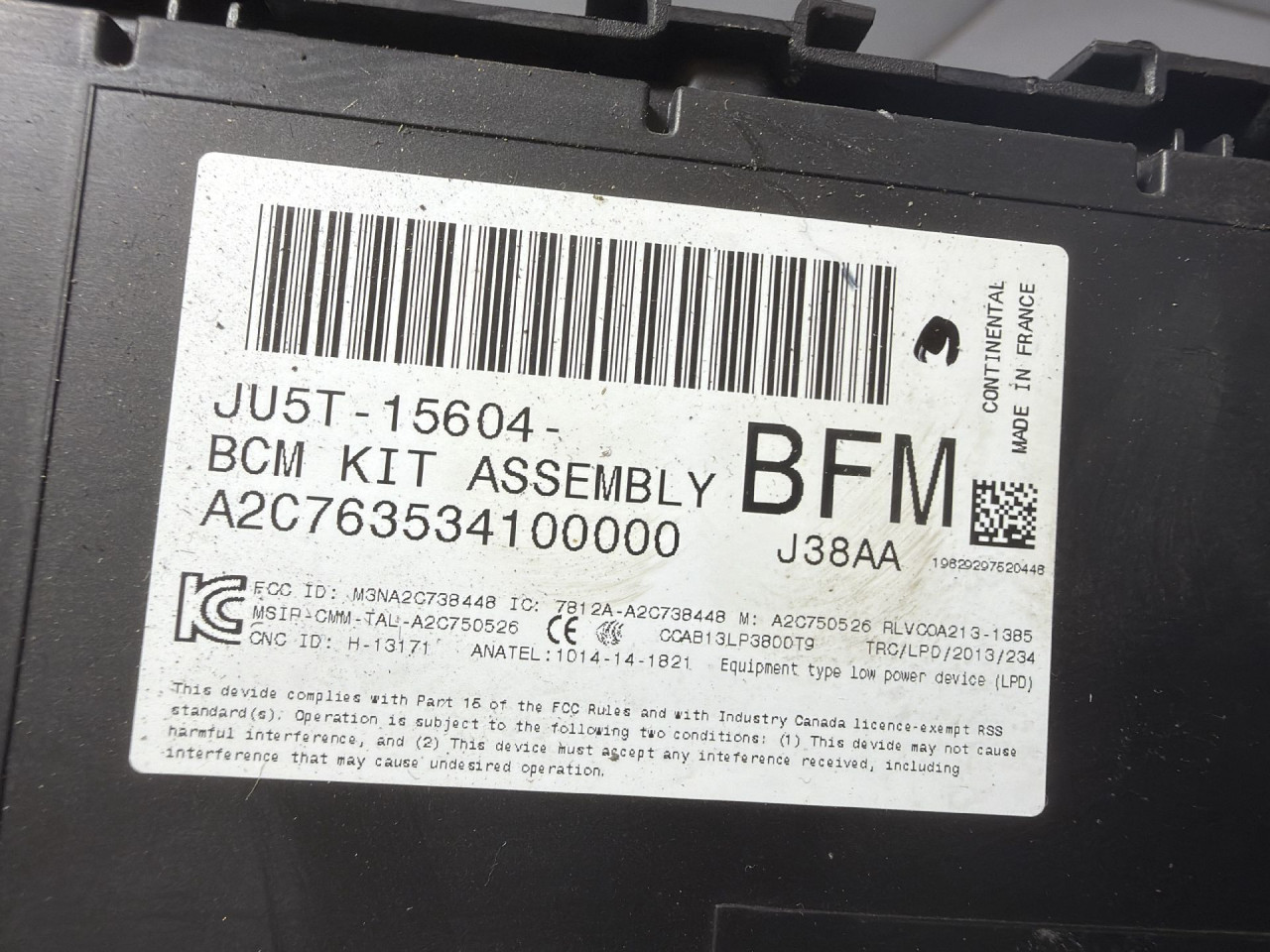 DIJELOVI BCM ELEKTRONIKA FORD MONDEO > 14-19 JU5T15604