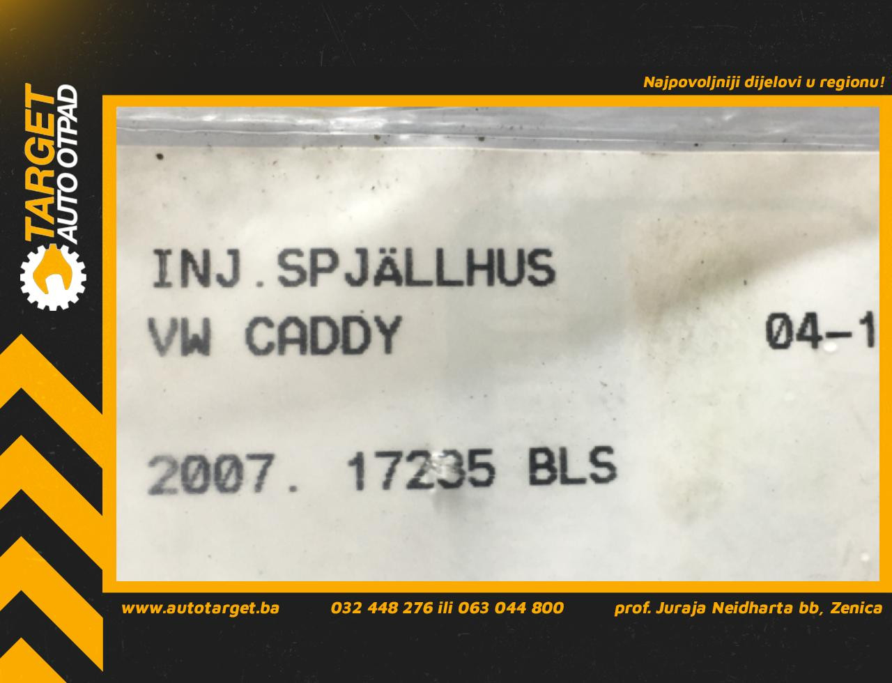DIJELOVI RUCKA VRATA VW CADDY > 03-10
