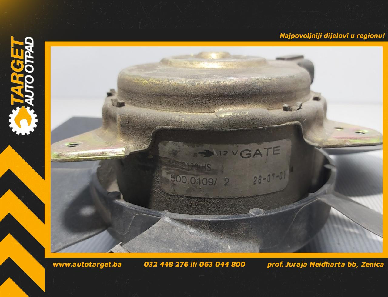 DIJELOVI VENTILATOR NISSAN PRIMERA > 02-06 MP8120HS