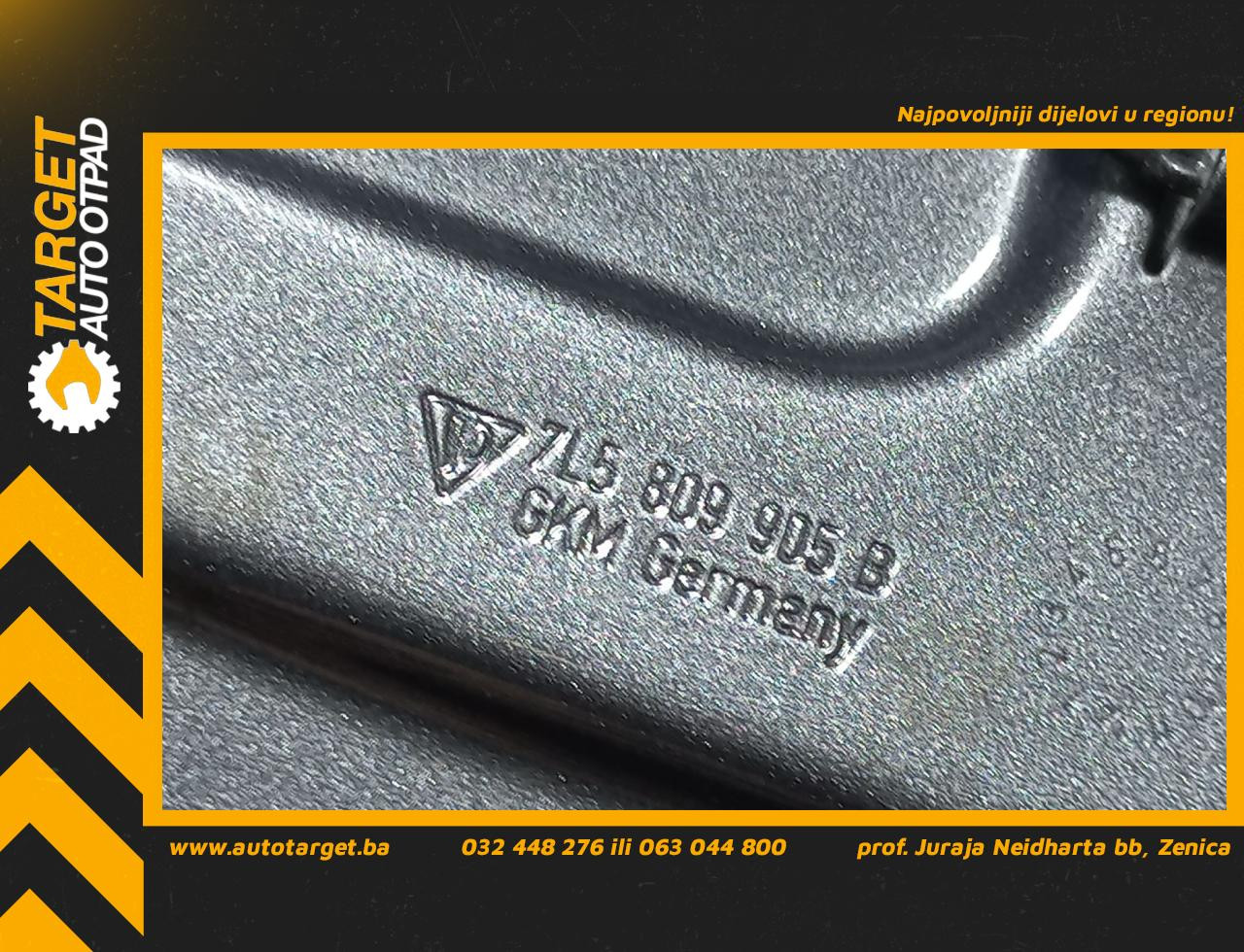 POKLOPAC REZERVOARA PORSCHE CAYENNE > 03-06 7L5809905B