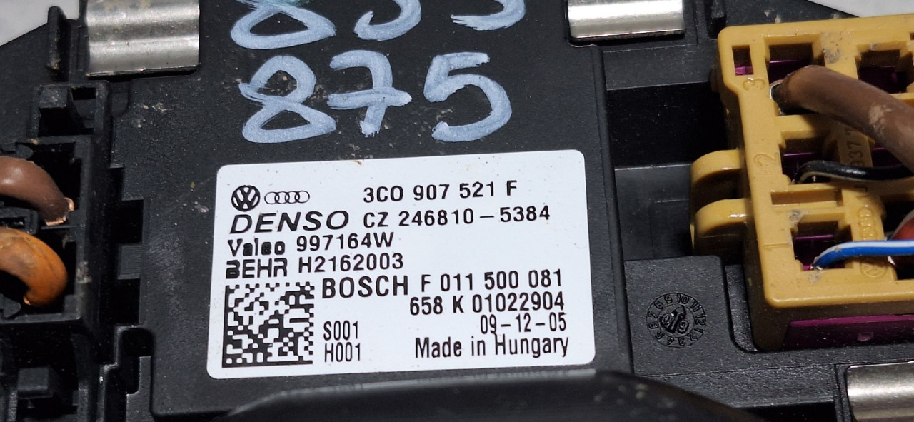 ELEKTRONIKA REOSTAT VW PASSAT B6 > 05-10 3C0907521F
