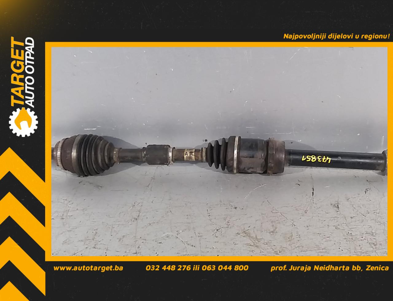 DIJELOVI POLUOSOVINA TOYOTA AVENSIS > 07-09 4341005320