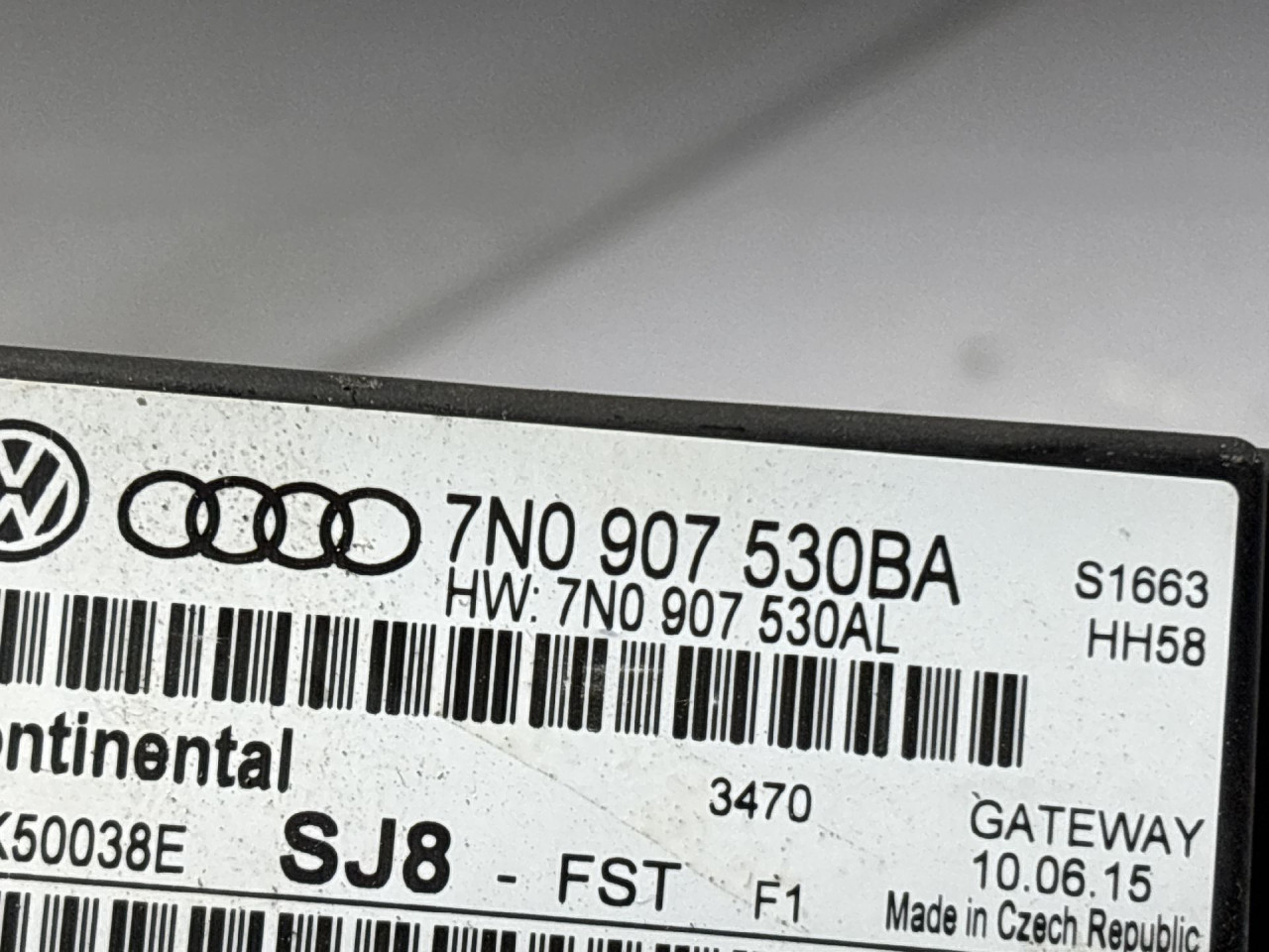 DIJELOVI ELEKTRONIKA MODUL VW TIGUAN > 11-15 7N0907530BA