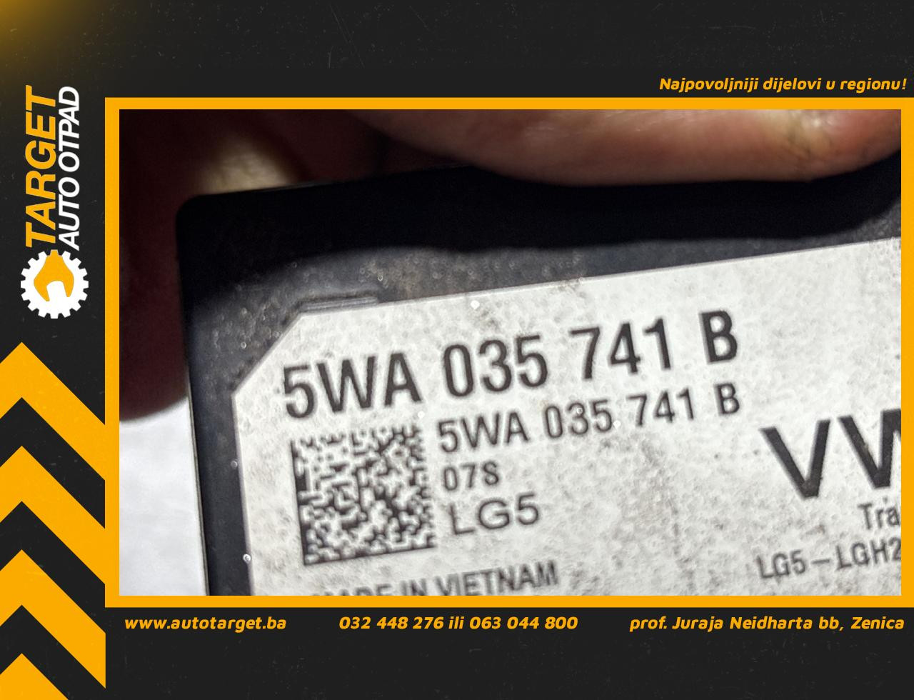 DIJELOVI POJACALO VW GOLF 8 > 19- 2.0 5WA035741B