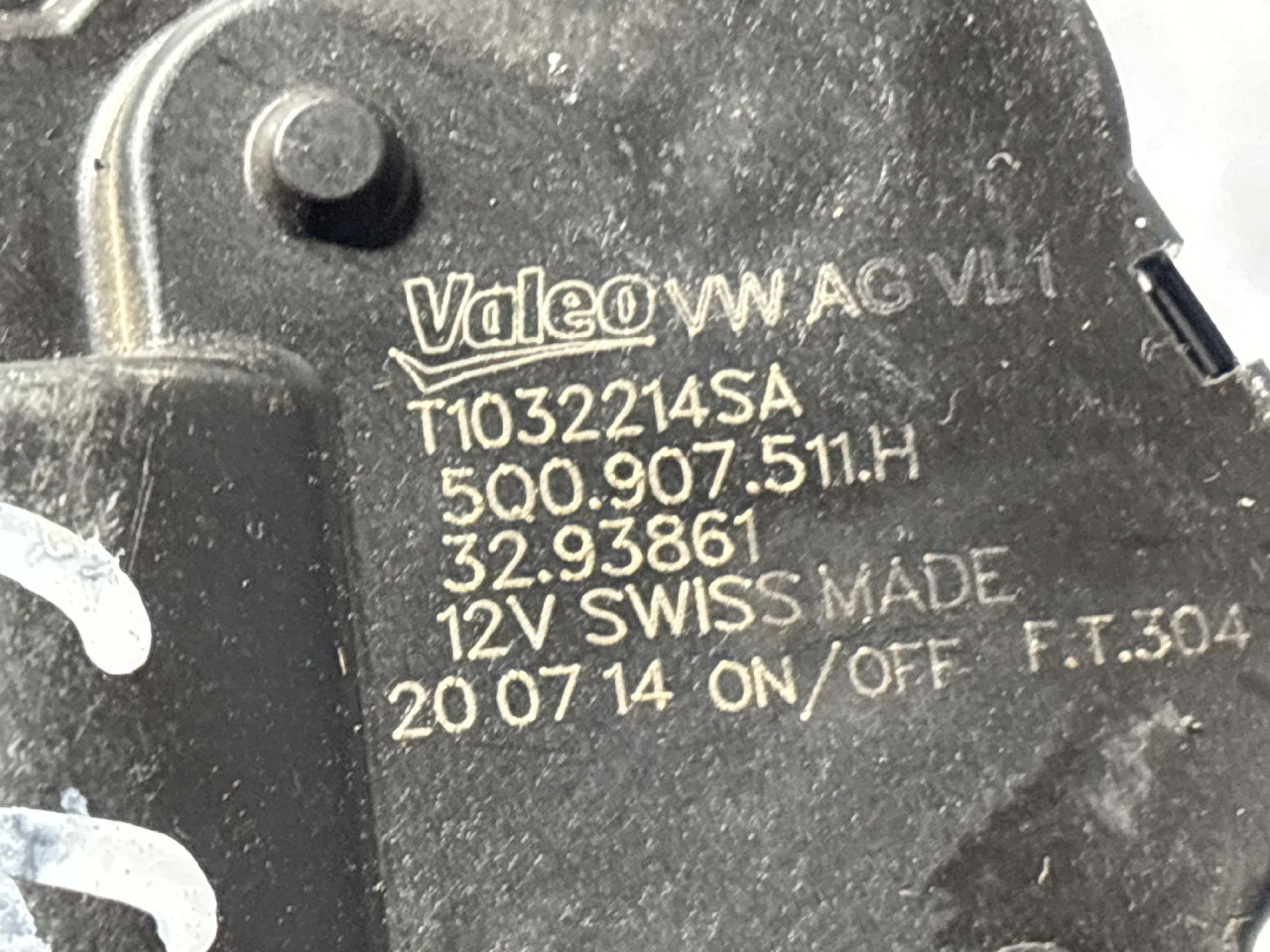 DIJELOVI MOTORIC KLAPNE VW GOLF 7 > 12-16 5Q0907511H